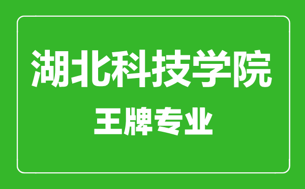 湖北科技學(xué)院王牌專業(yè)有哪些,湖北科技學(xué)院最好的專業(yè)是什么