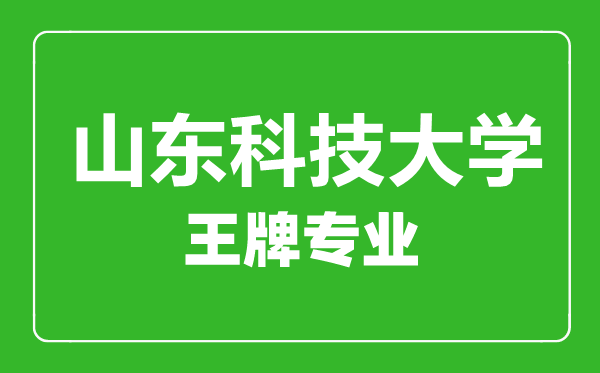 山東科技大學(xué)王牌專(zhuān)業(yè)有哪些,山東科技大學(xué)最好的專(zhuān)業(yè)是什么
