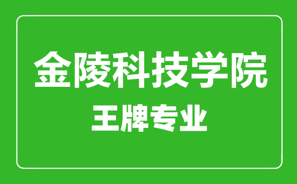 金陵科技學(xué)院王牌專(zhuān)業(yè)有哪些,金陵科技學(xué)院最好的專(zhuān)業(yè)是什么