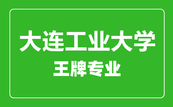 大連工業(yè)大學王牌專業(yè)有哪些,大連工業(yè)大學最好的專業(yè)是什么
