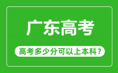 廣東高考難度大嗎_廣東高考多少分可以上本科?