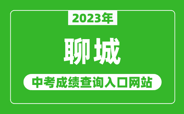 2023年聊城中考成績(jī)查詢?nèi)肟诰W(wǎng)站(http://jyty.liaocheng.gov.cn/)