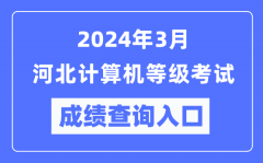 2024年3月河北計算機等級考試成績查詢?nèi)肟冢╤ttps://www.neea.edu.cn/）