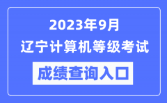 2023年9月遼寧計(jì)算機(jī)等級考試成績查詢?nèi)肟冢╤ttps://www.neea.edu.cn/）