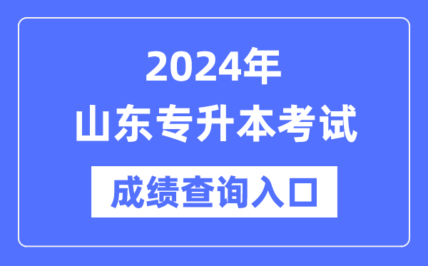2024年山東專升本考試成績查詢?nèi)肟冢╤ttps://www.sdzk.cn/）