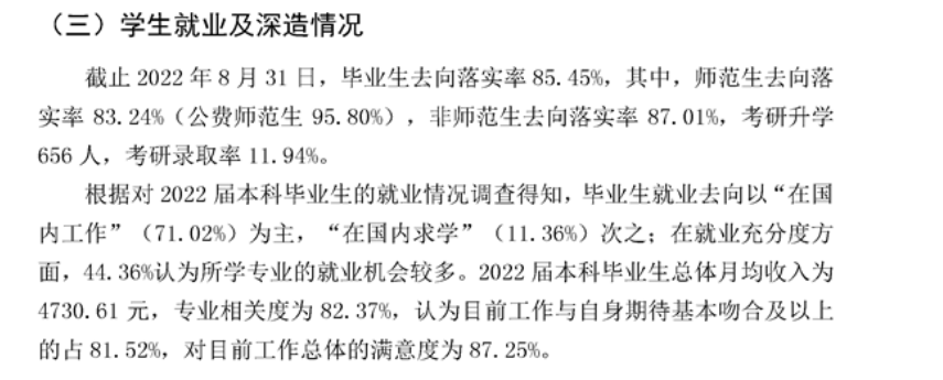 內(nèi)江師范學院就業(yè)率怎么樣,就業(yè)前景好嗎？