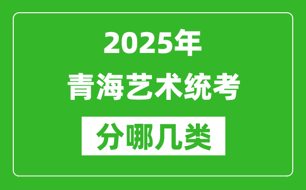 2025年青海藝術(shù)統(tǒng)考類型分哪幾種,都有什么項目？