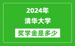 2024年清華大學(xué)獎(jiǎng)學(xué)金多少錢_覆蓋率是多少？