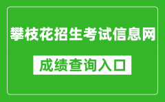 攀枝花招生考試信息網(wǎng)中考成績查詢?nèi)肟冢篽ttps://www.pzhzb.cn/