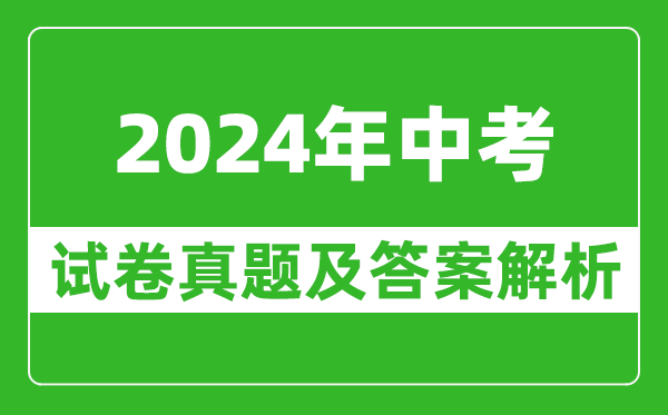 2024年邵陽中考化學試卷真題及答案解析
