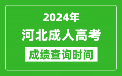 2024年河北成人高考成績查詢時(shí)間_河北成考分?jǐn)?shù)什么時(shí)候出來