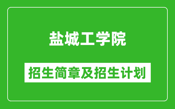 鹽城工學(xué)院2025年招生簡章,各省高考招生計劃人數(shù)一覽表