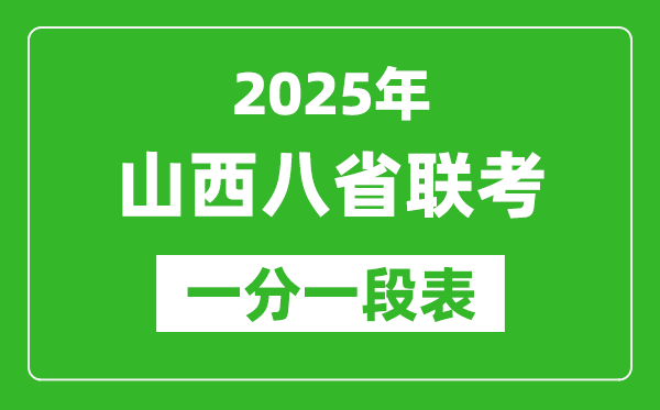 2025年山西八省聯(lián)考一分一段統(tǒng)計(jì)表,分?jǐn)?shù)位次對(duì)照表