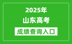 2025年山東省高考成績(jī)查詢?nèi)肟冢╤ttps://cx.sdzk.cn）